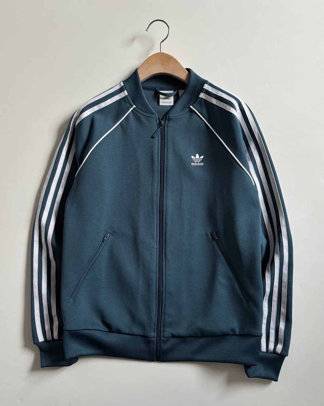 Adidas 아디다스 청록컬러 슈퍼스타 유넥 트랙탑 상품이미지1