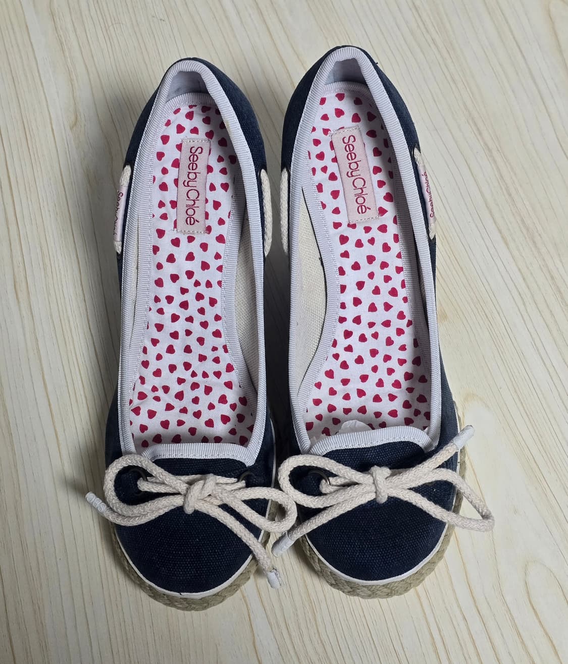 씨바이끌로에 로페 디테일 웨지 펌프스 39 상품이미지3