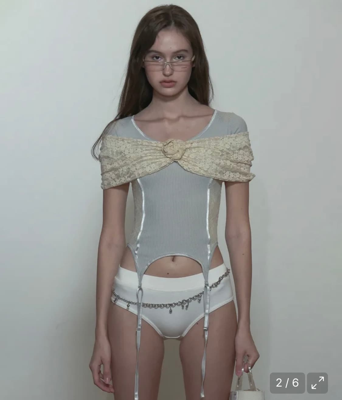 스컬프터 Corset U Neck Tee Raw 상품이미지1