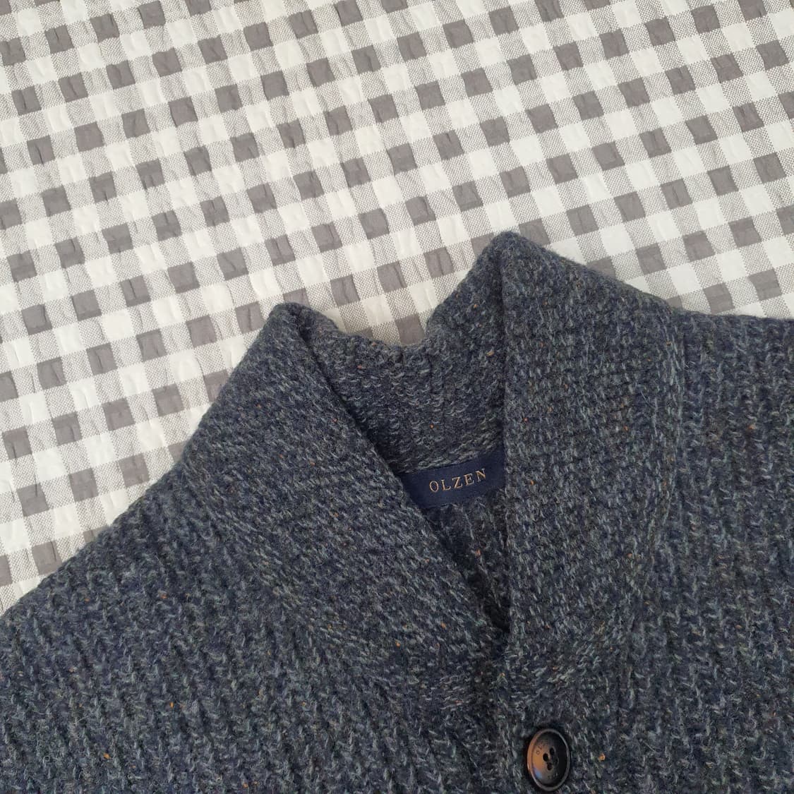 올젠 울 니트 가디건 남자95 상품이미지2