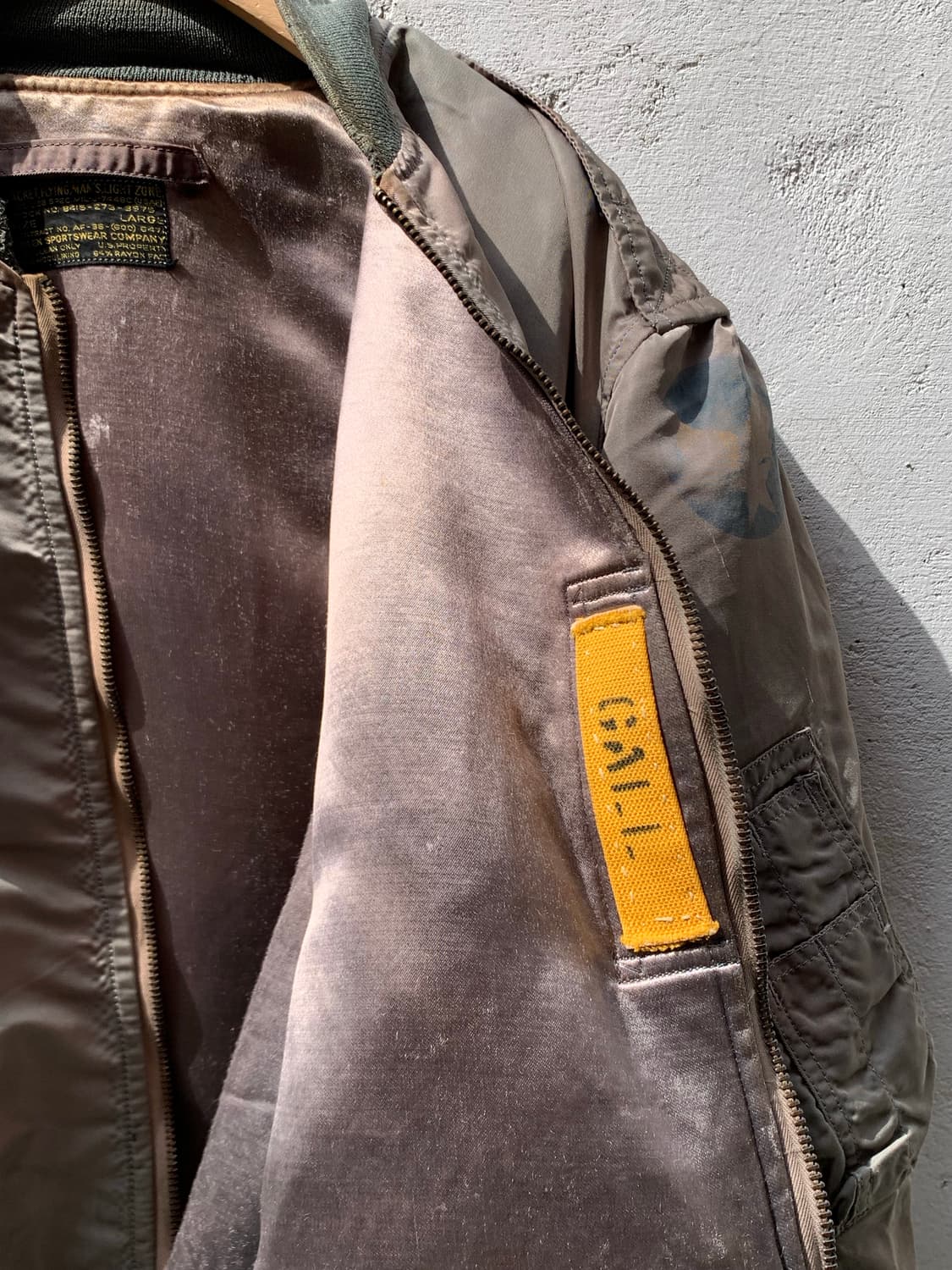 50s 미 공군 L-2B 플라이트 자켓 상품이미지7