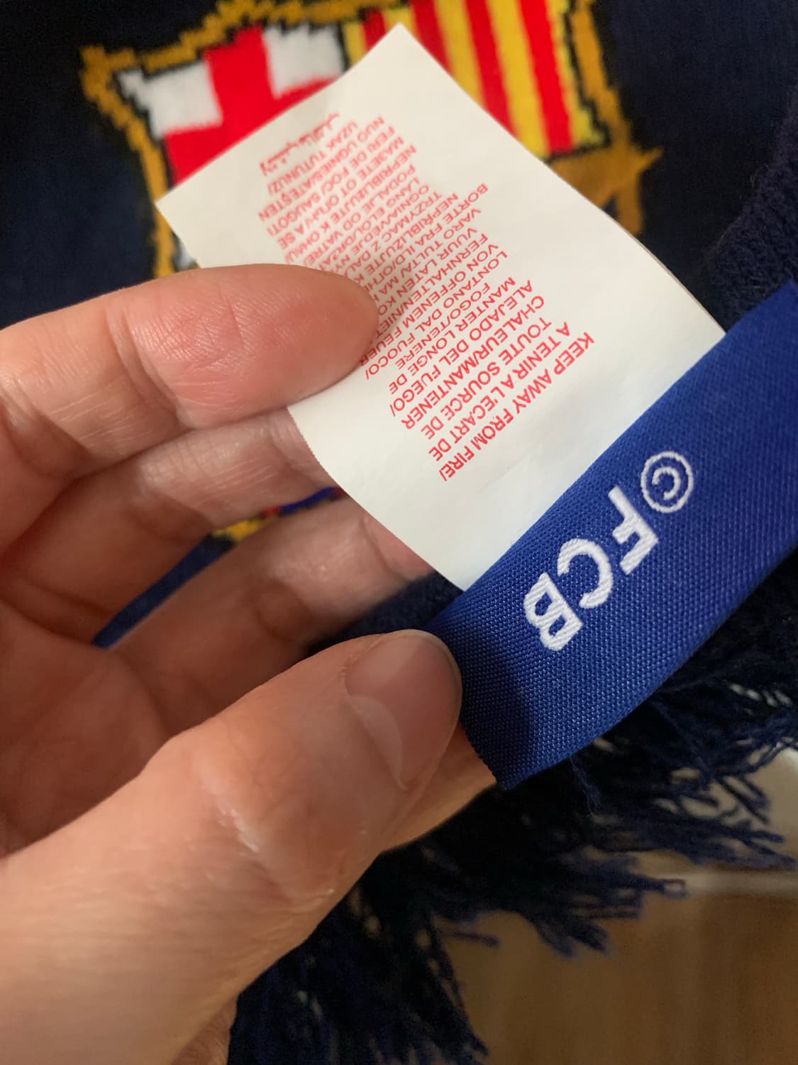 fc바르셀로나 홈구장 직구 목도리 상품이미지4