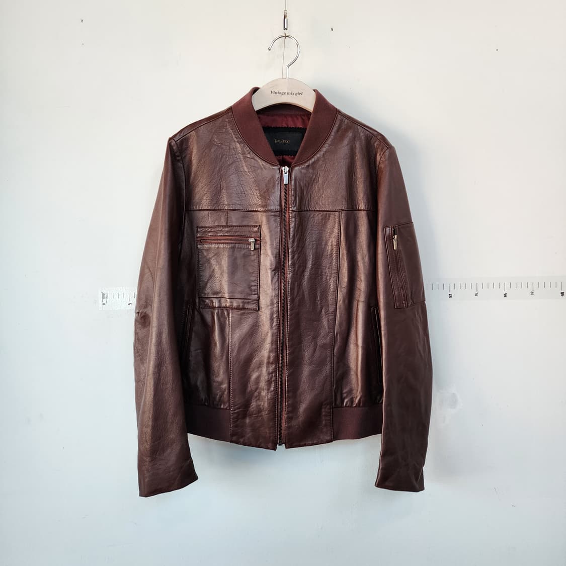 더 아이잗 양가죽 자켓 브라운 상품이미지1