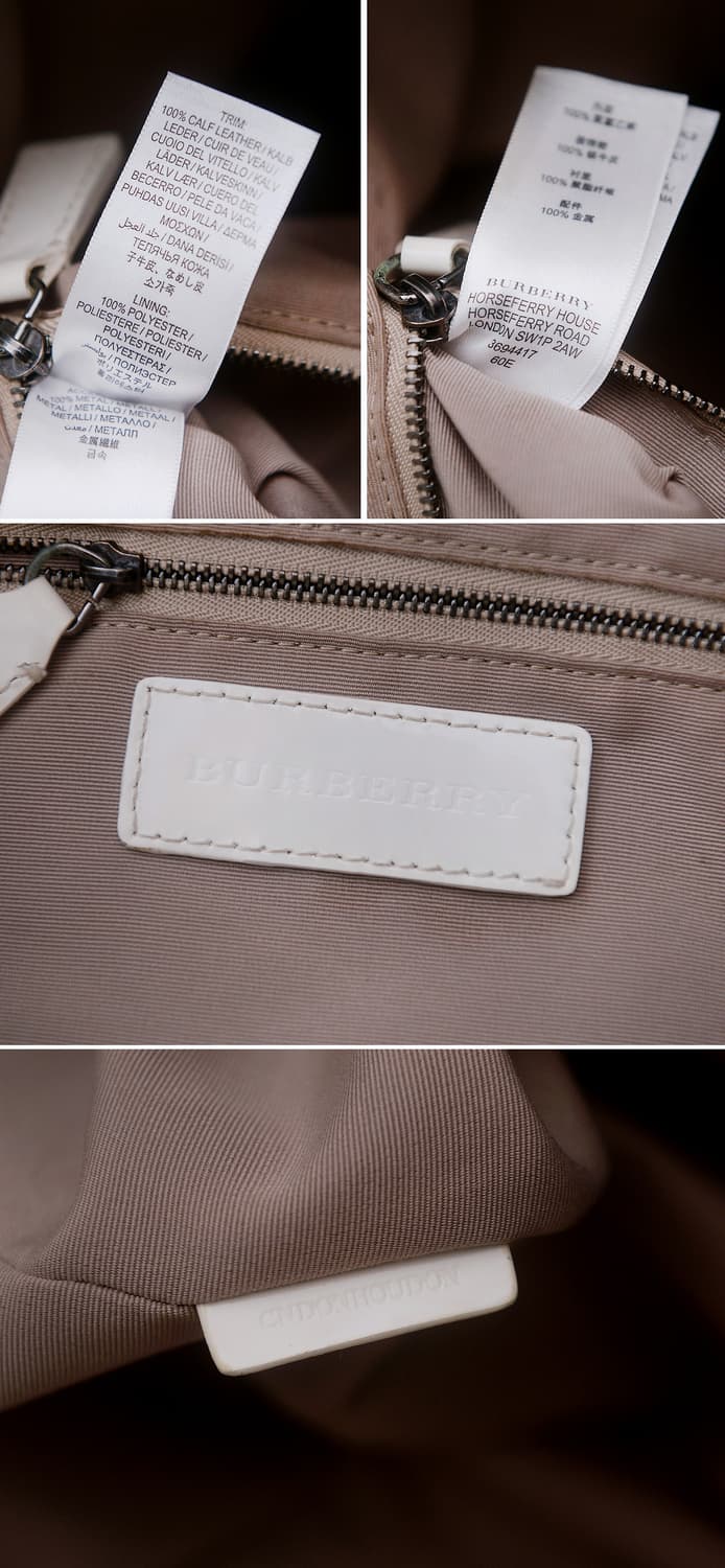 버버리 슈퍼 노바체크 화이트 스타 빅토트.숄더백 상품이미지10