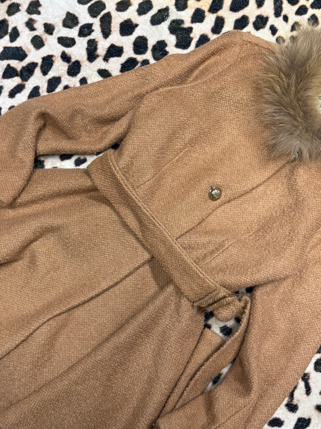 라떼갸루 퍼 카라 코트 상품이미지3