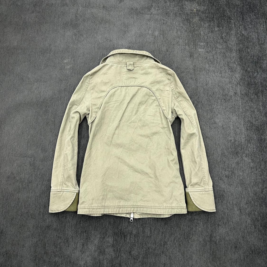 Masion gilfy layered khaki jacket 상품이미지5