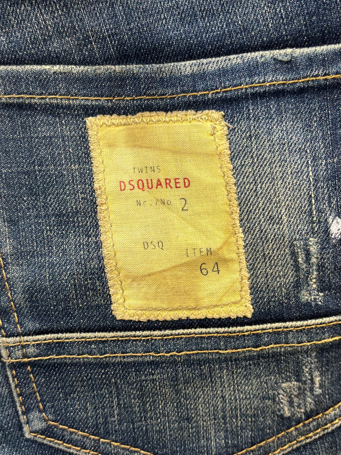 Dsquared2 디스퀘어드 워싱 데님 청바지 31 사이즈 상품이미지6