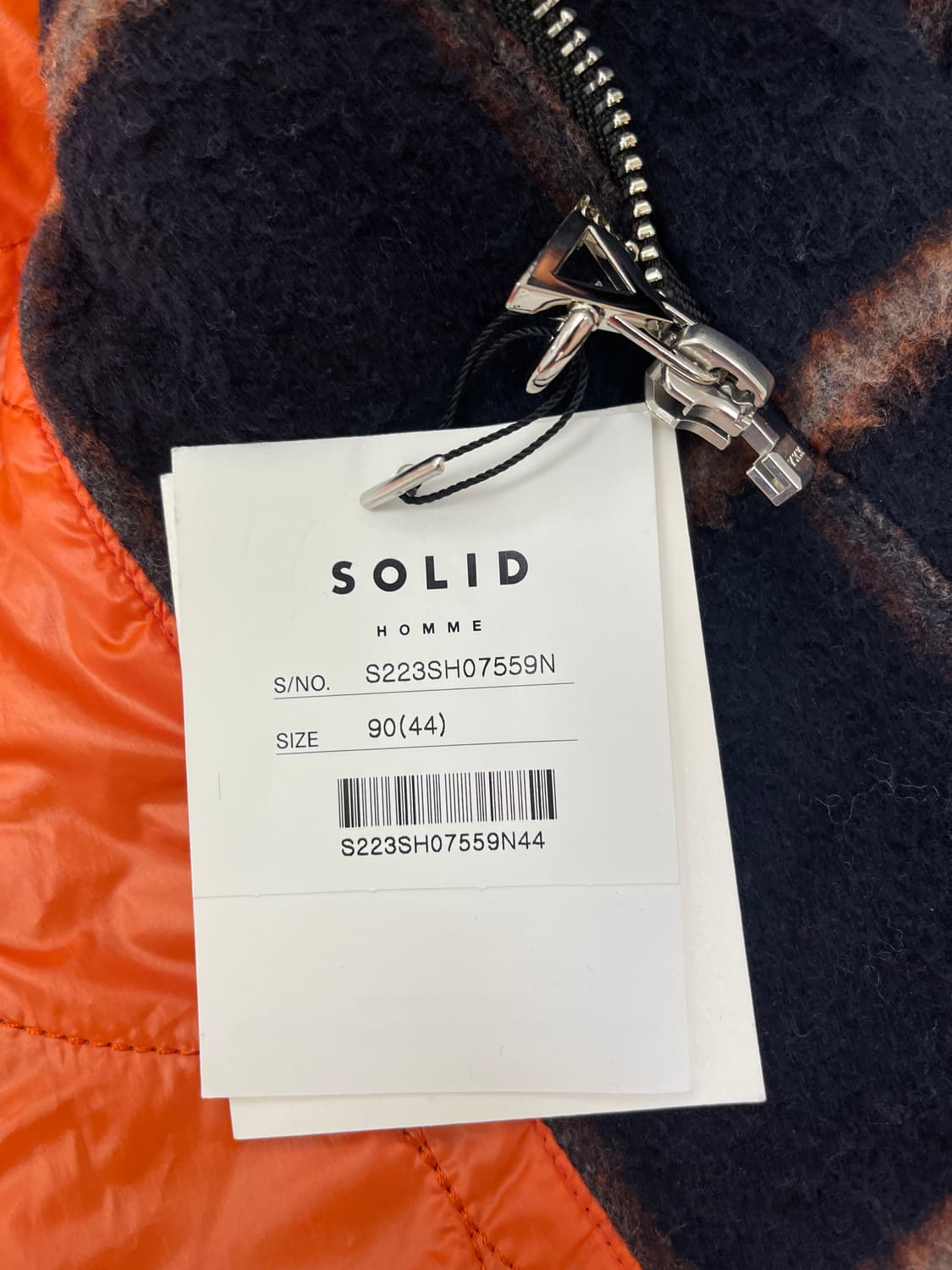 솔리드옴므 체크 셔츠 자켓 상품이미지4