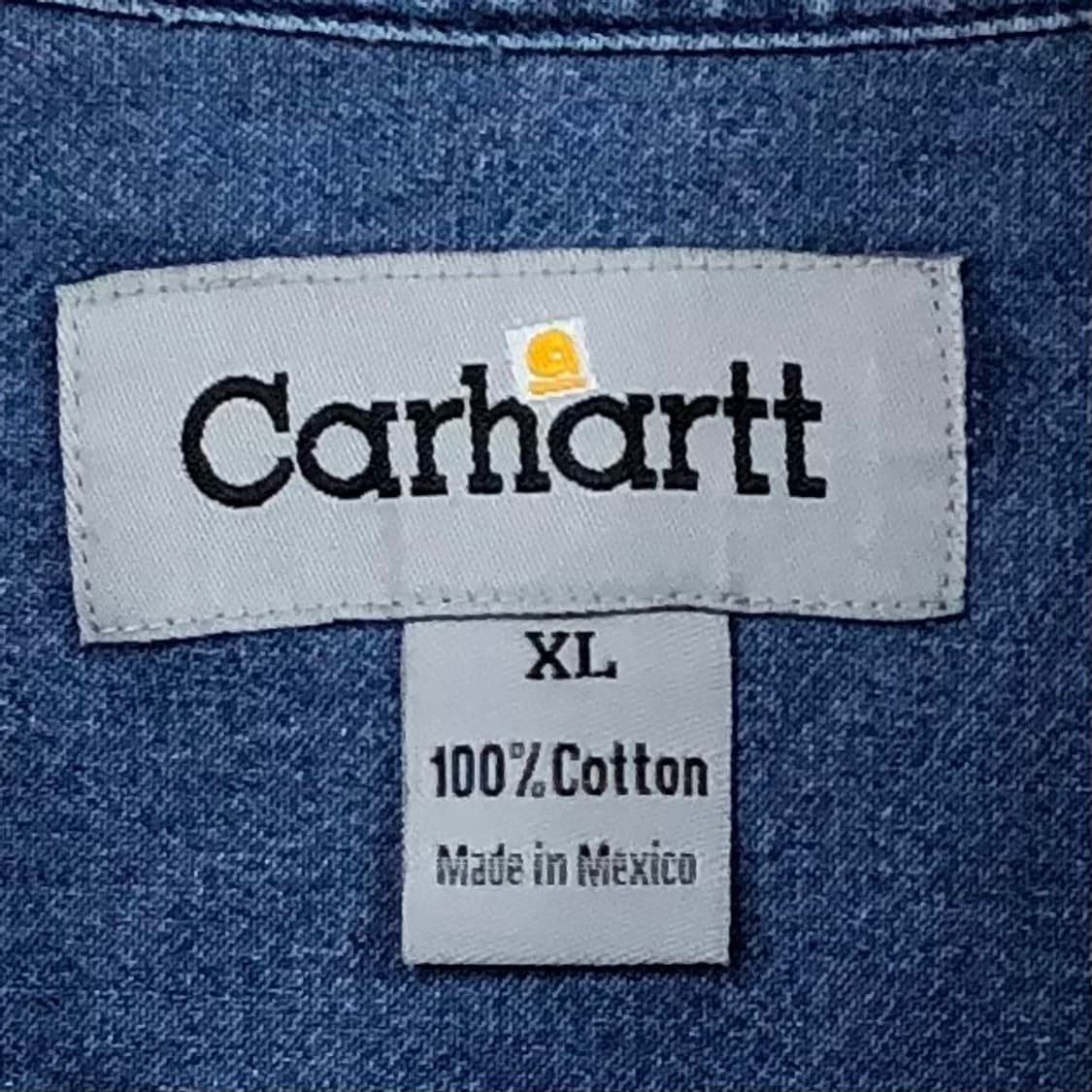 Xxl 칼하트 데님 셔츠 상품이미지3