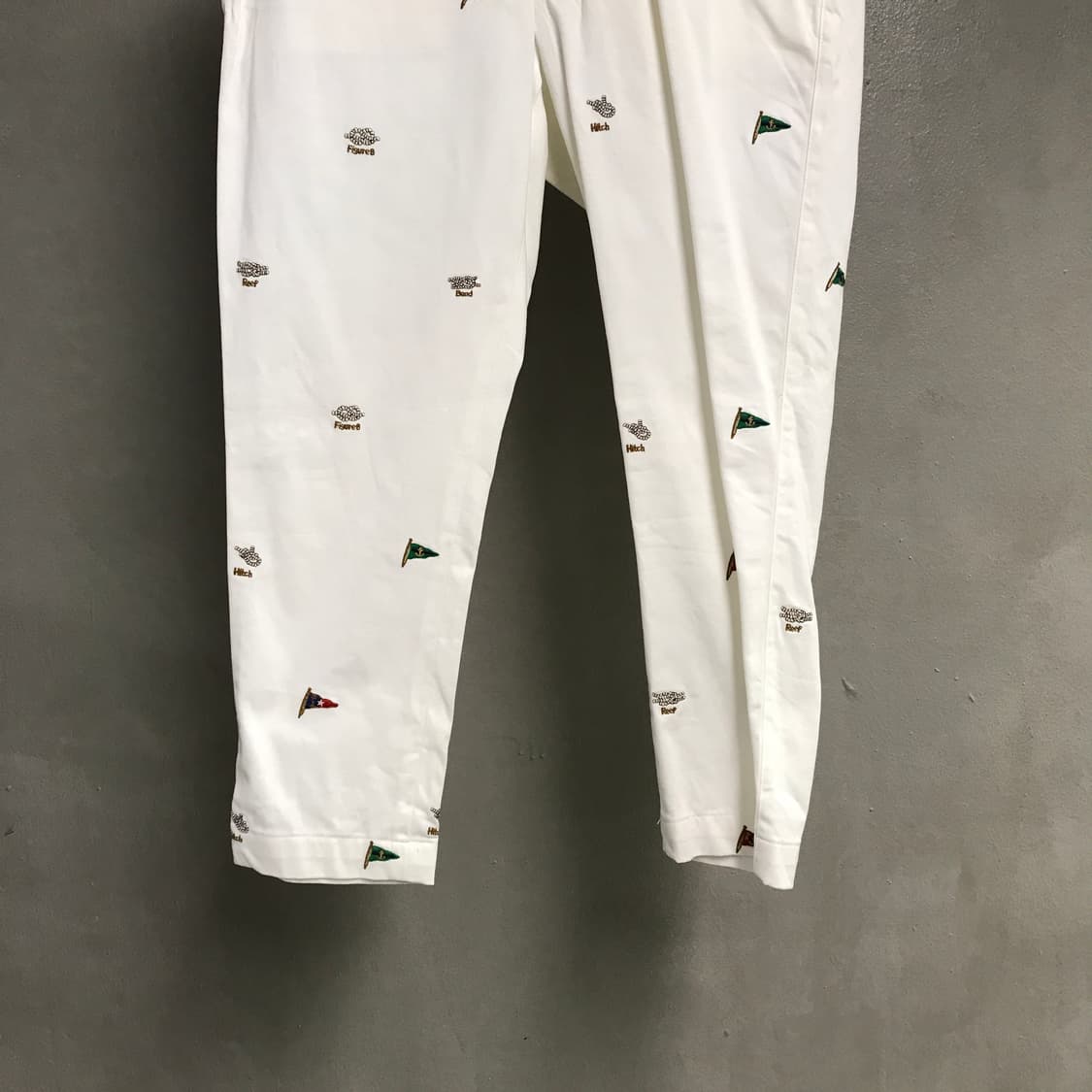 폴로 랄프로렌 멀티 자수 치노 팬츠 화이트 6(W) 상품이미지3