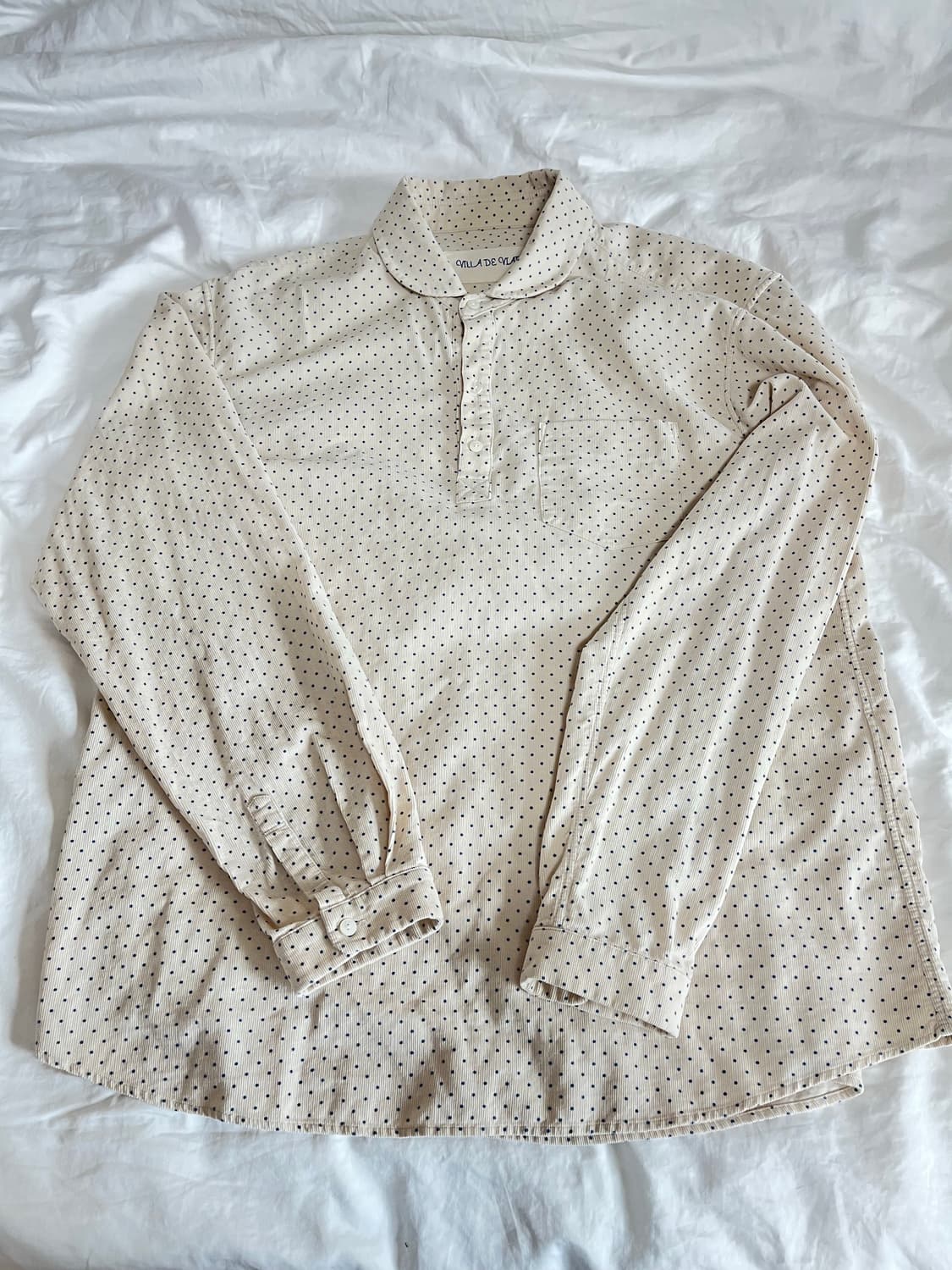 비아플레인 도트 블라우스 셔트 VIA HAZEL DOT SHIRT 상품이미지5