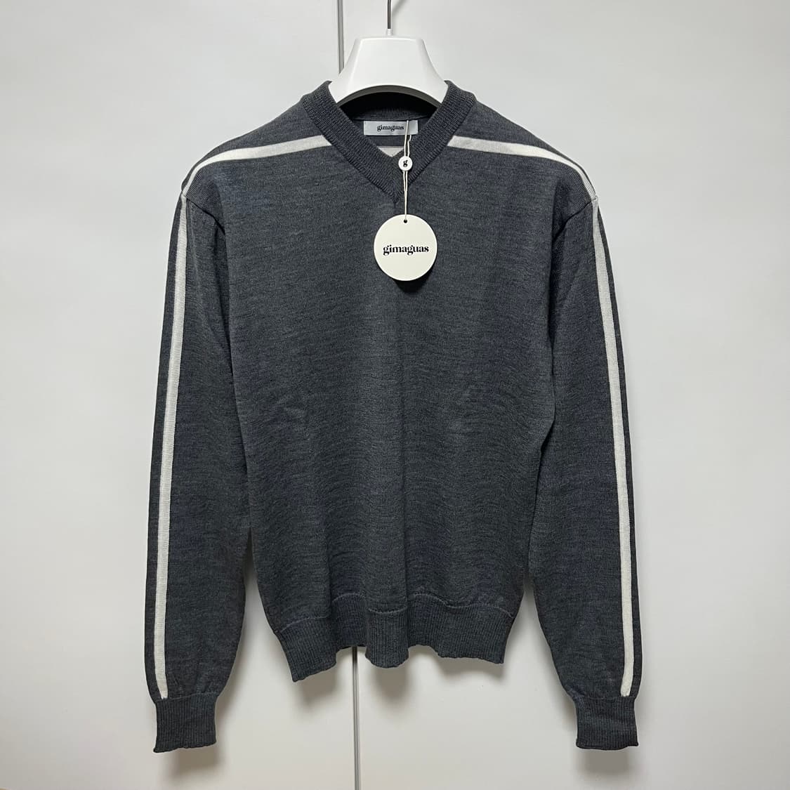 [S,M,L]기마구아스 Sport 니트/그레이 상품이미지1