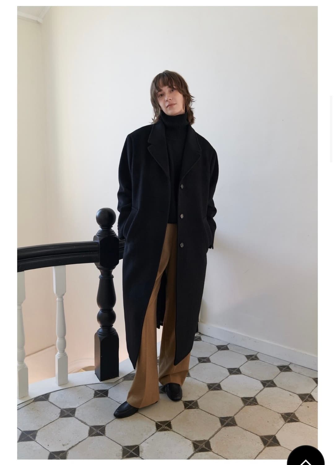 스텝어라운드 merino wool 오버사이즈 롱 코트 (미개봉) 상품이미지1