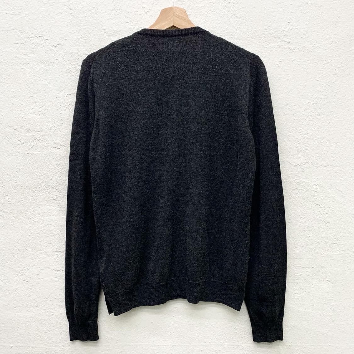 몽클레어 챠콜 울 라운드 가디건  상품이미지3