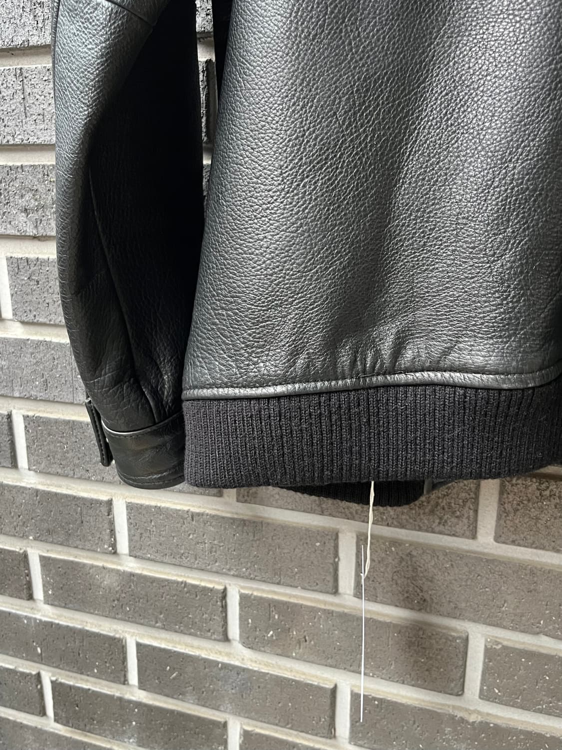 cow leather 소가죽 자켓 블랙 상품이미지5