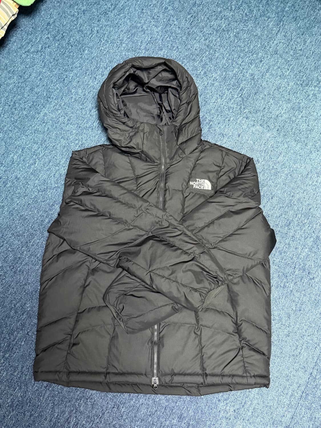 노스페이스 웨이브 온볼 경량패딩 L(100) 블랙 팝니다 상품이미지3