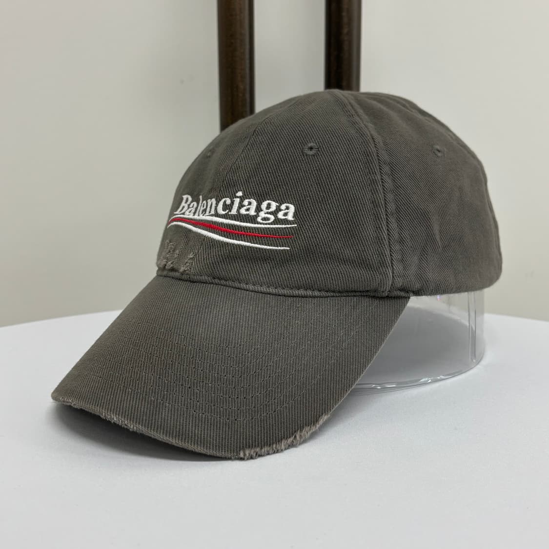 [L]발렌시아가 웨이브로고 볼캡 상품이미지1