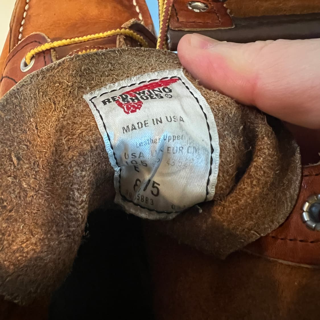 레드윙 6인치 클래식 목토 875 부츠 상품이미지7