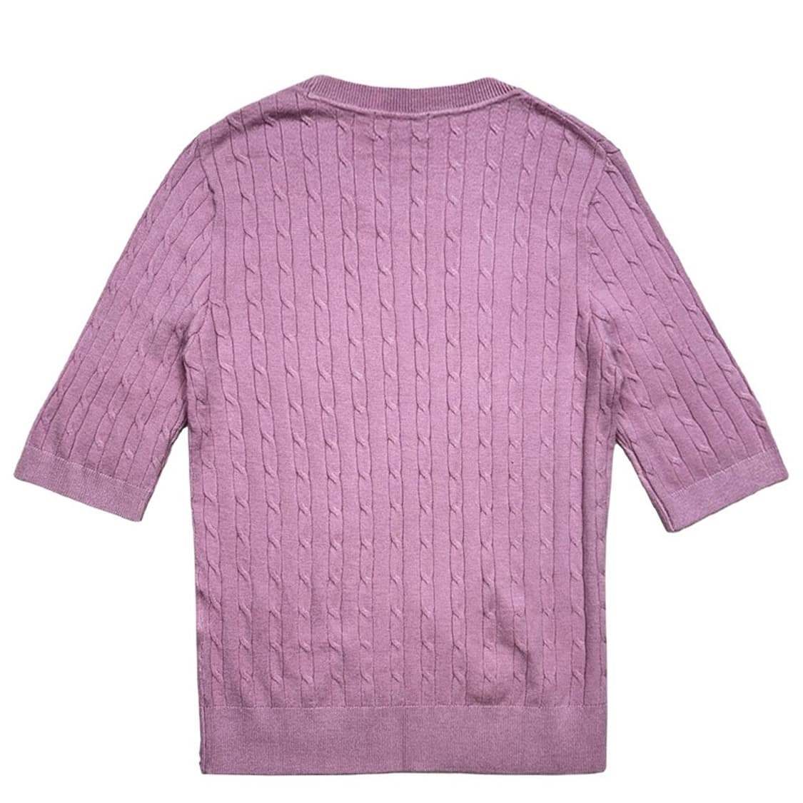 까사렐 핑크 꽈베기 반팔 니트 85 상품이미지7