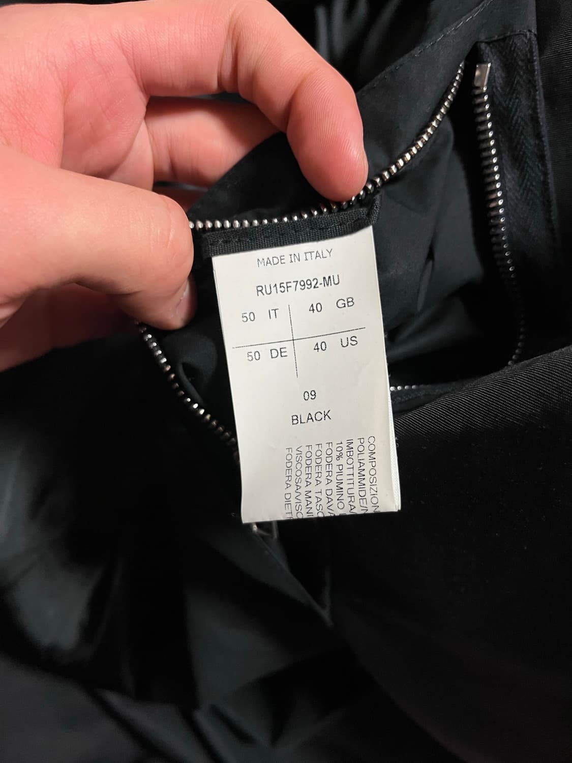 (15fw)릭오웬스 50 구스다운 코트 상품이미지6