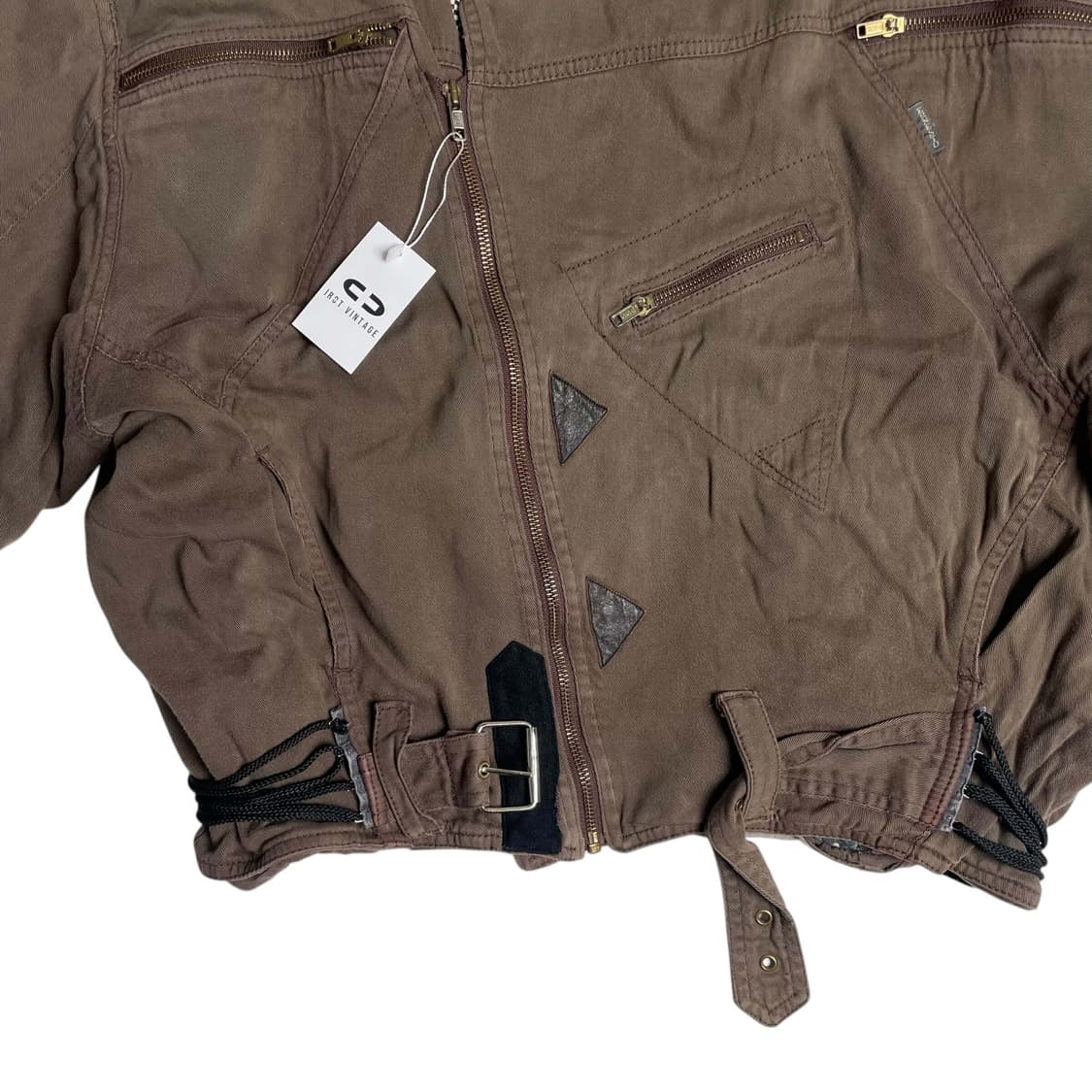 Ernesto 파워숄더 코튼 봄버 (italy)   상품이미지4