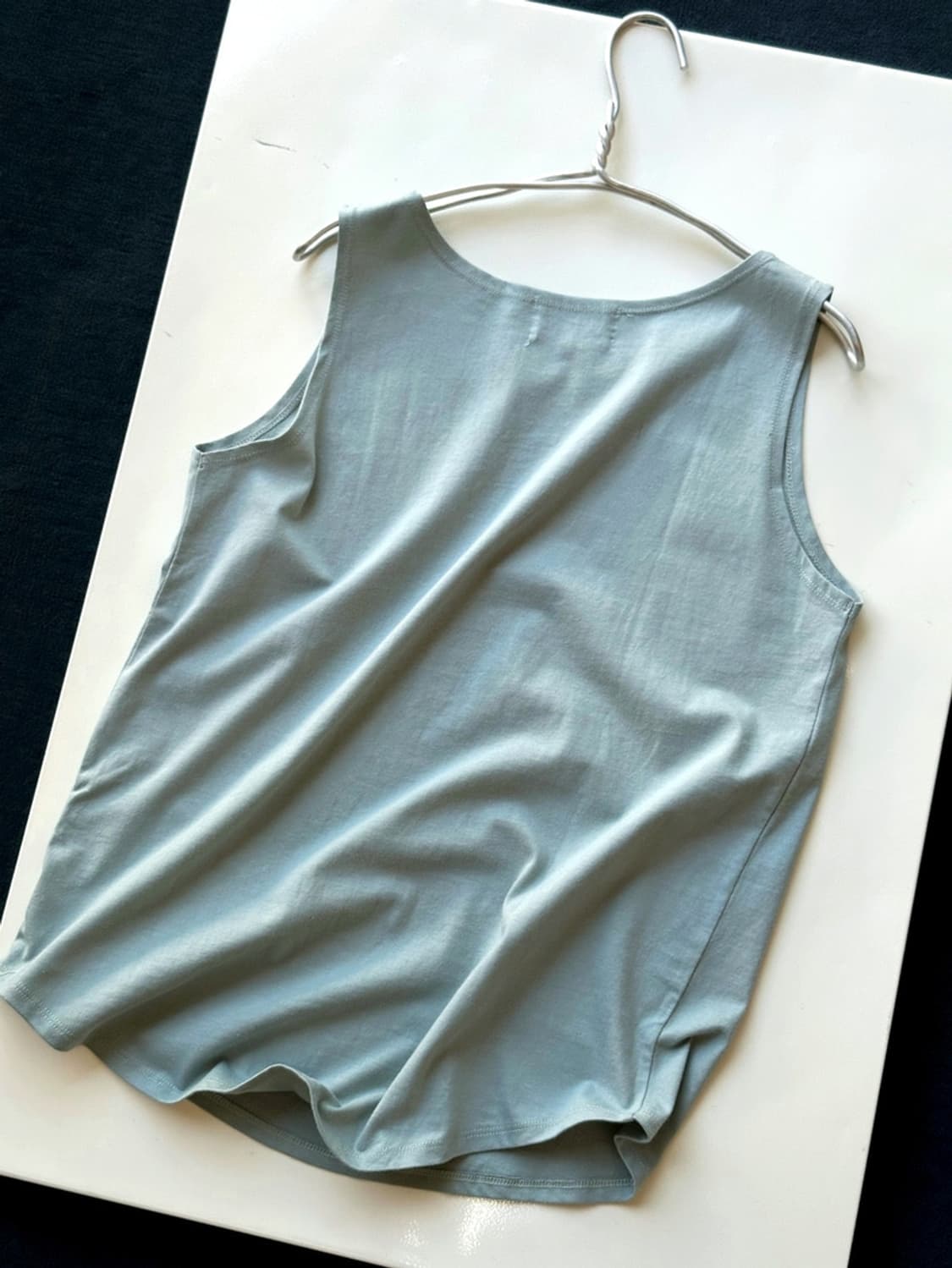 Over silhouette cotton sleeveless top 상품이미지5
