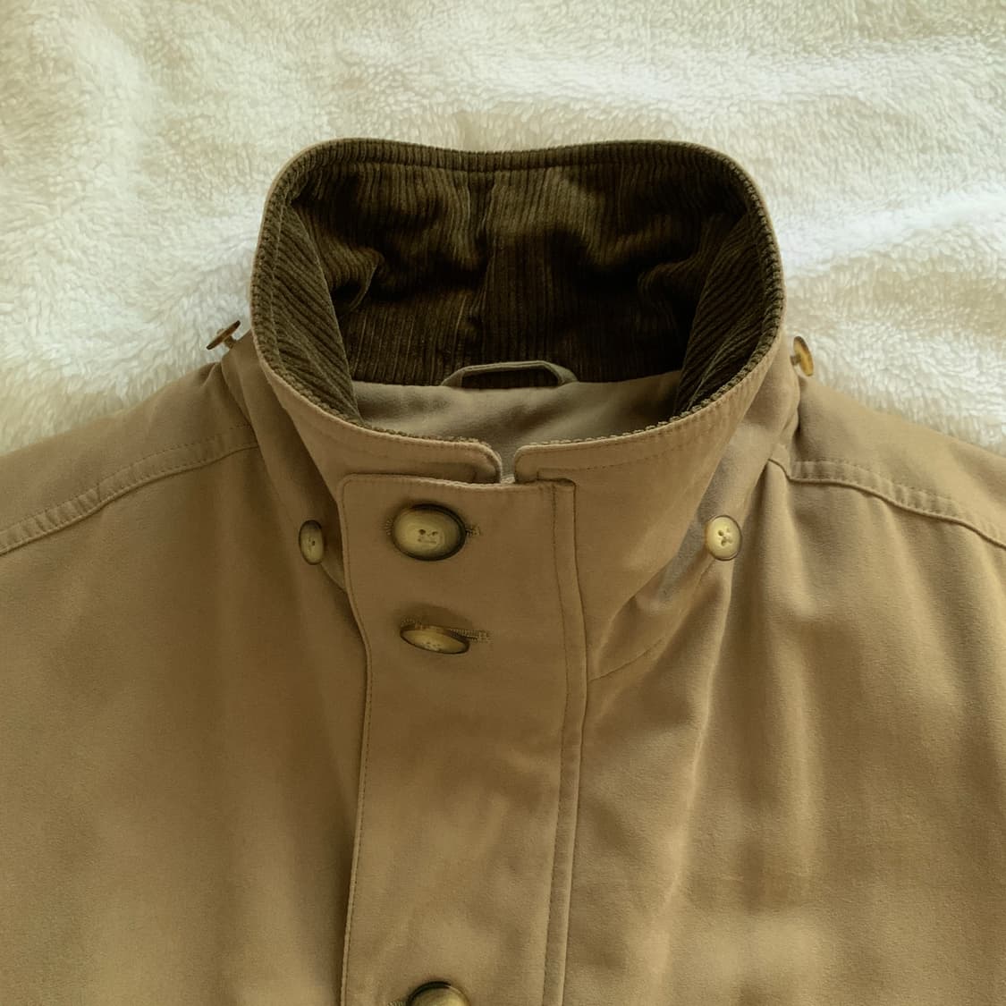 일본 빈티지 BALESTRINO 후드 사파리 워크 하프 자켓 상품이미지5