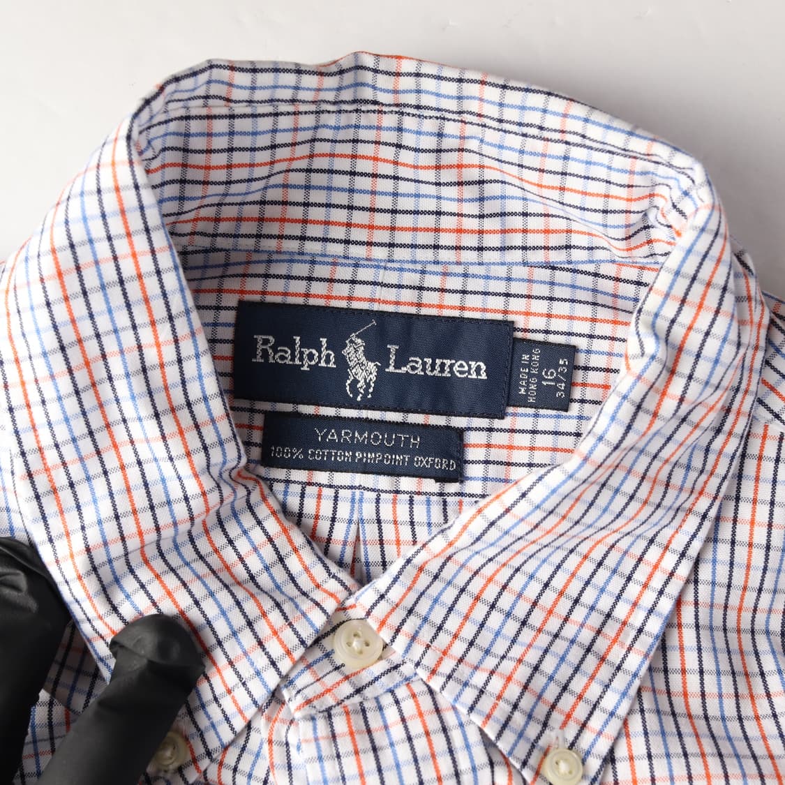 폴로 랄프 로렌 체크 셔츠 화이트 L 상품이미지5