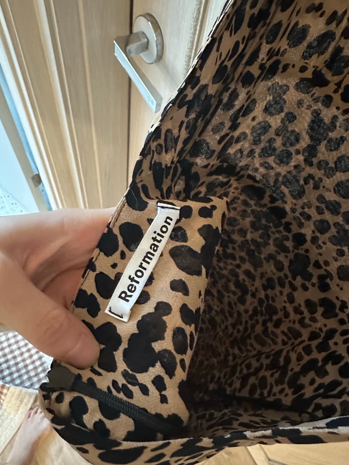 새상품 리포메이션 더스크 드레스 레오파드 블리츠 - 사이즈 02 상품이미지9