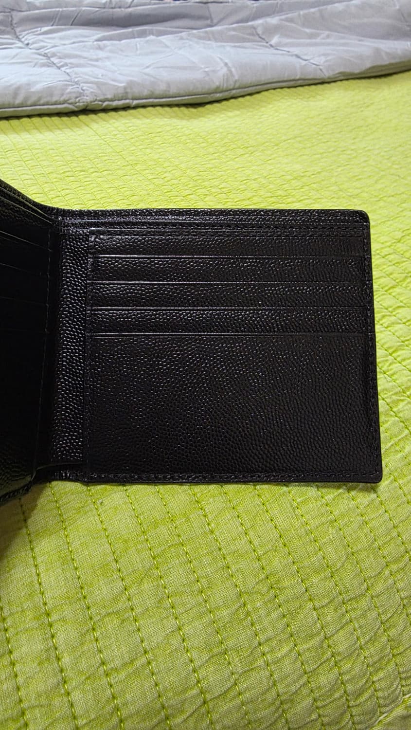 (정품) 생로랑 캐비어 가죽 반지갑/개인/팝니다. 상품이미지3