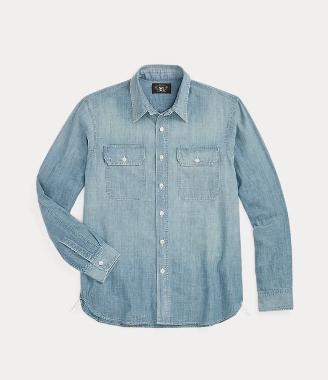 RRL 더블알엘 인디고 샴브레이 셔츠 XL / 연청 / 워크셔츠 / 정품 상품이미지1