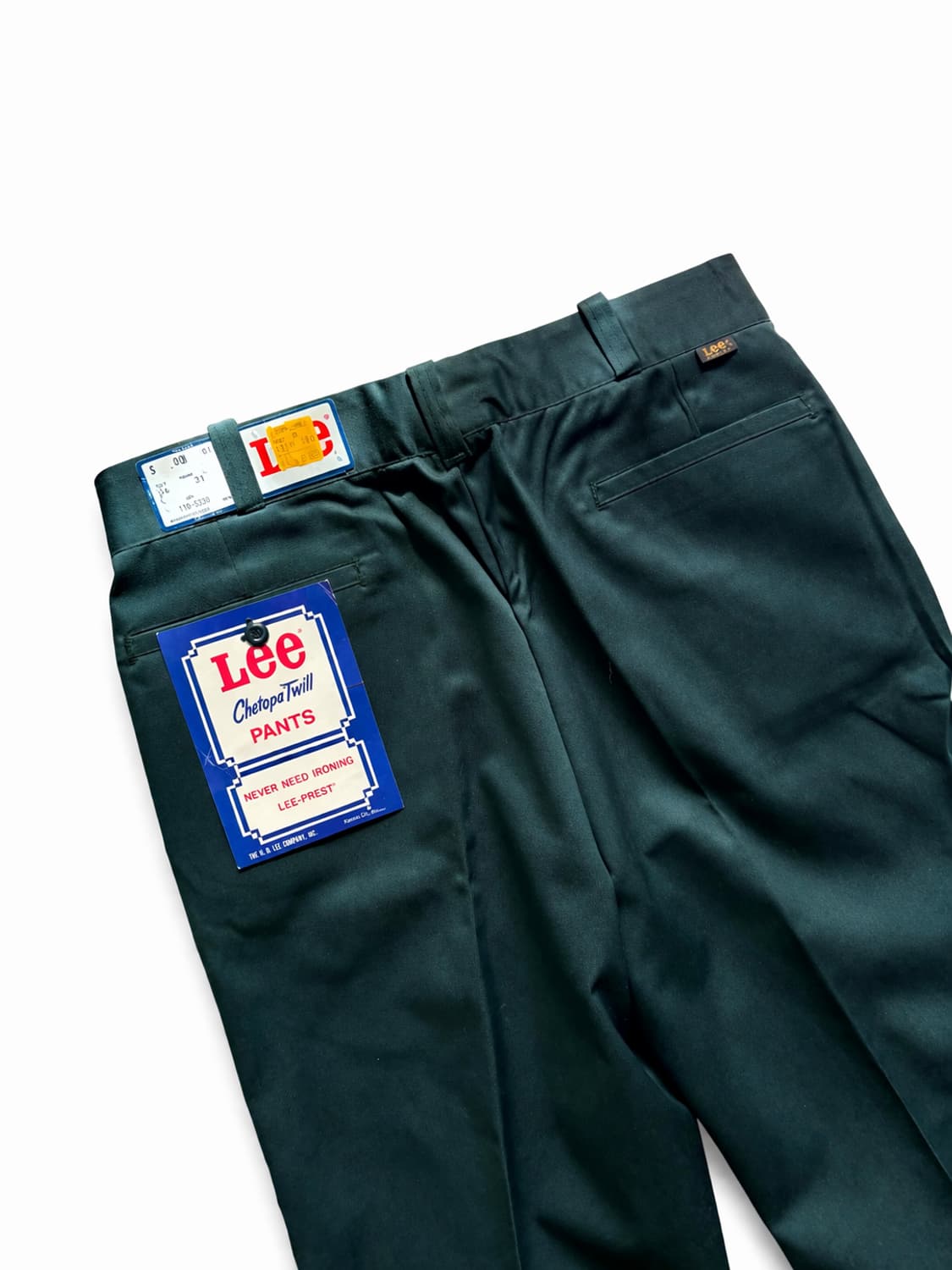 70s Lee Chetopa 트윌 코튼 팬츠 33" 데드스탁 상품이미지8