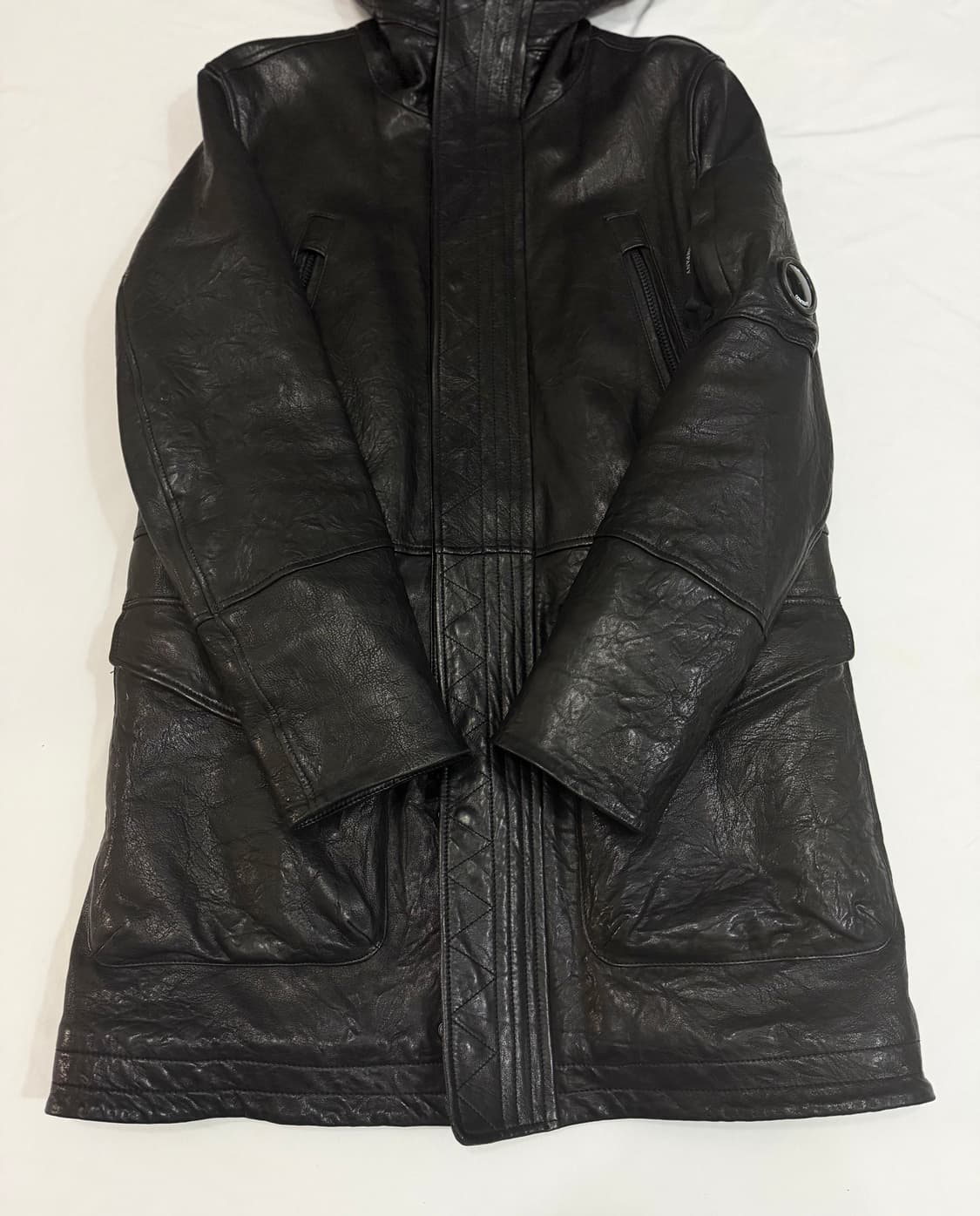 cp컴퍼니 레더코트 가죽코트 상품이미지6