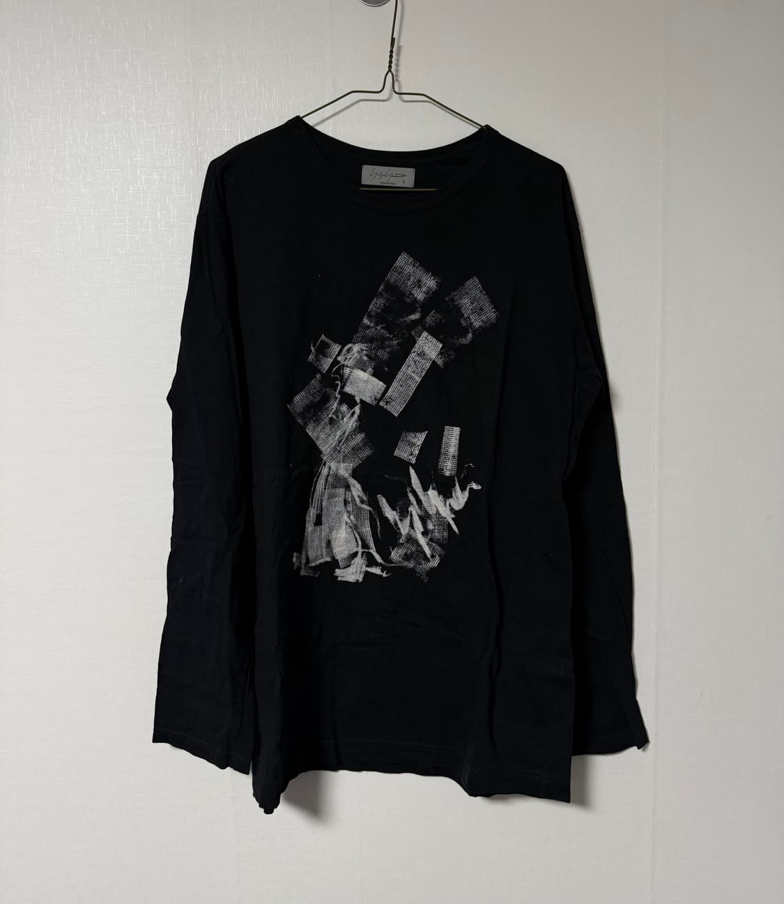 요지야마모토 뿌르옴므 그래픽 롱슬리브 상품이미지1