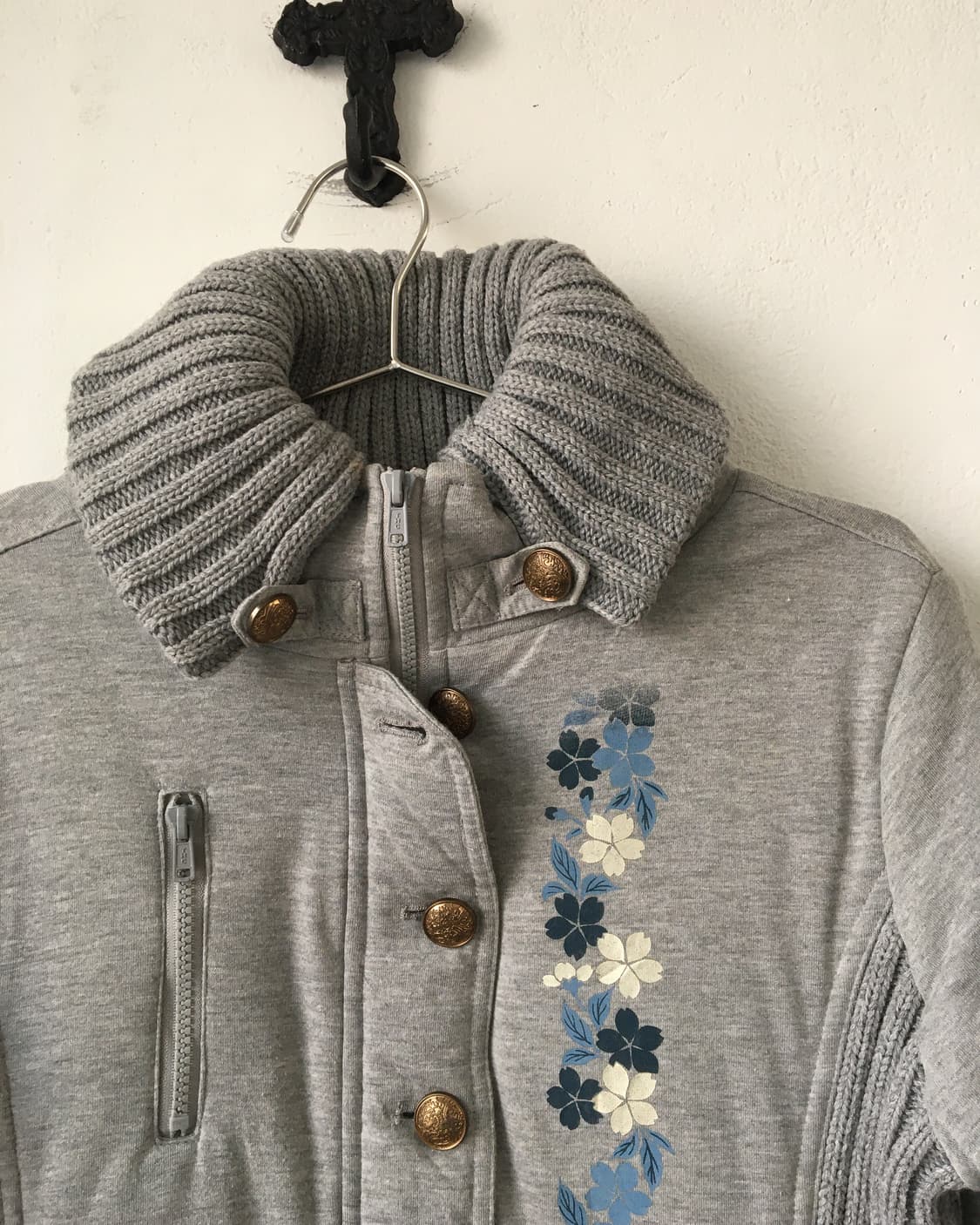 Printing point ribbed layered jacket 상품이미지4