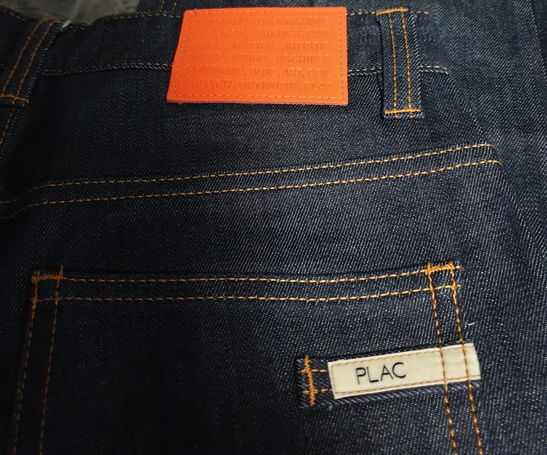 플랙 스티즈핏 셀비지 데님팬츠 (30) 상품이미지4