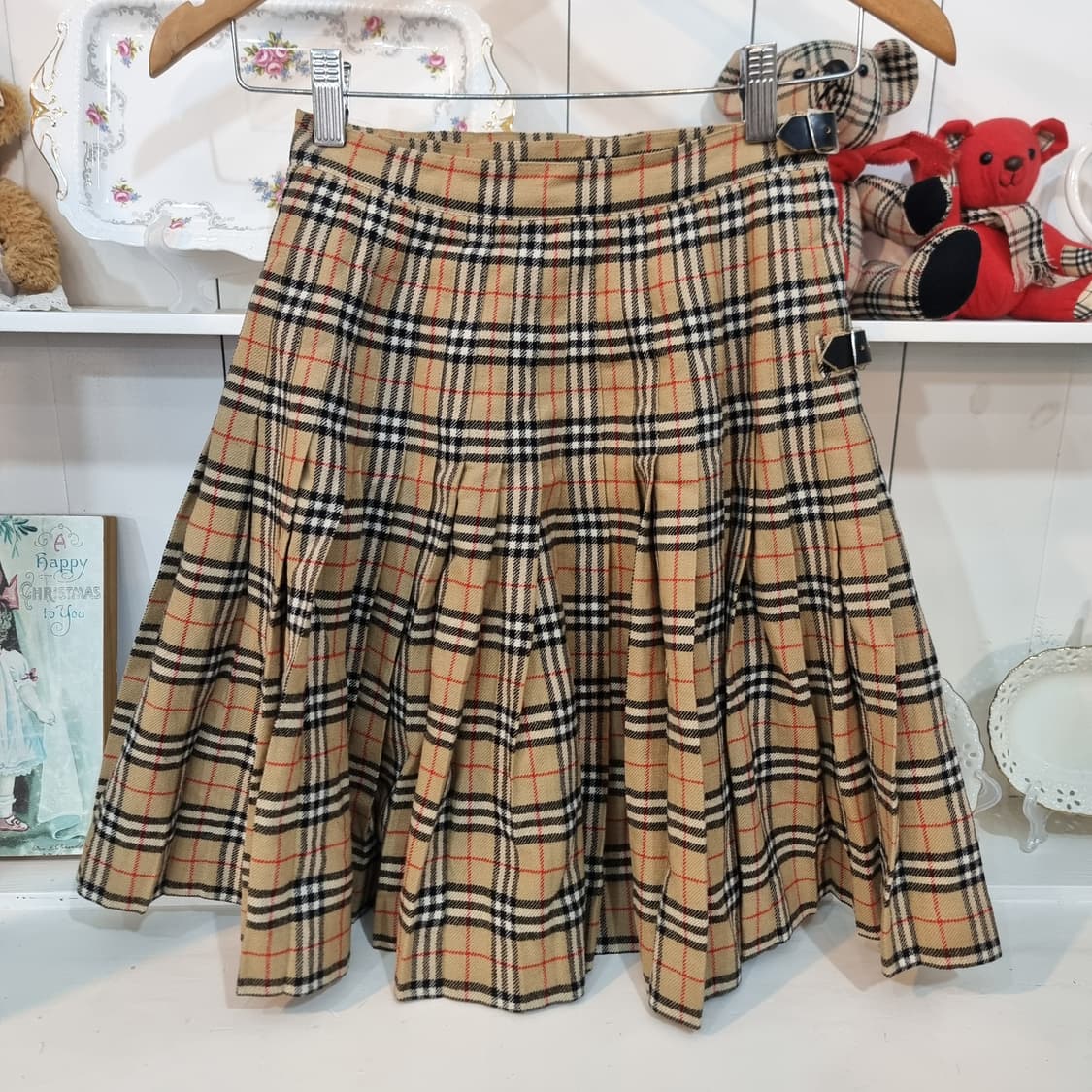 버버리스(Burberrys) 빈티지 노바체크 울 스커트 상품이미지2