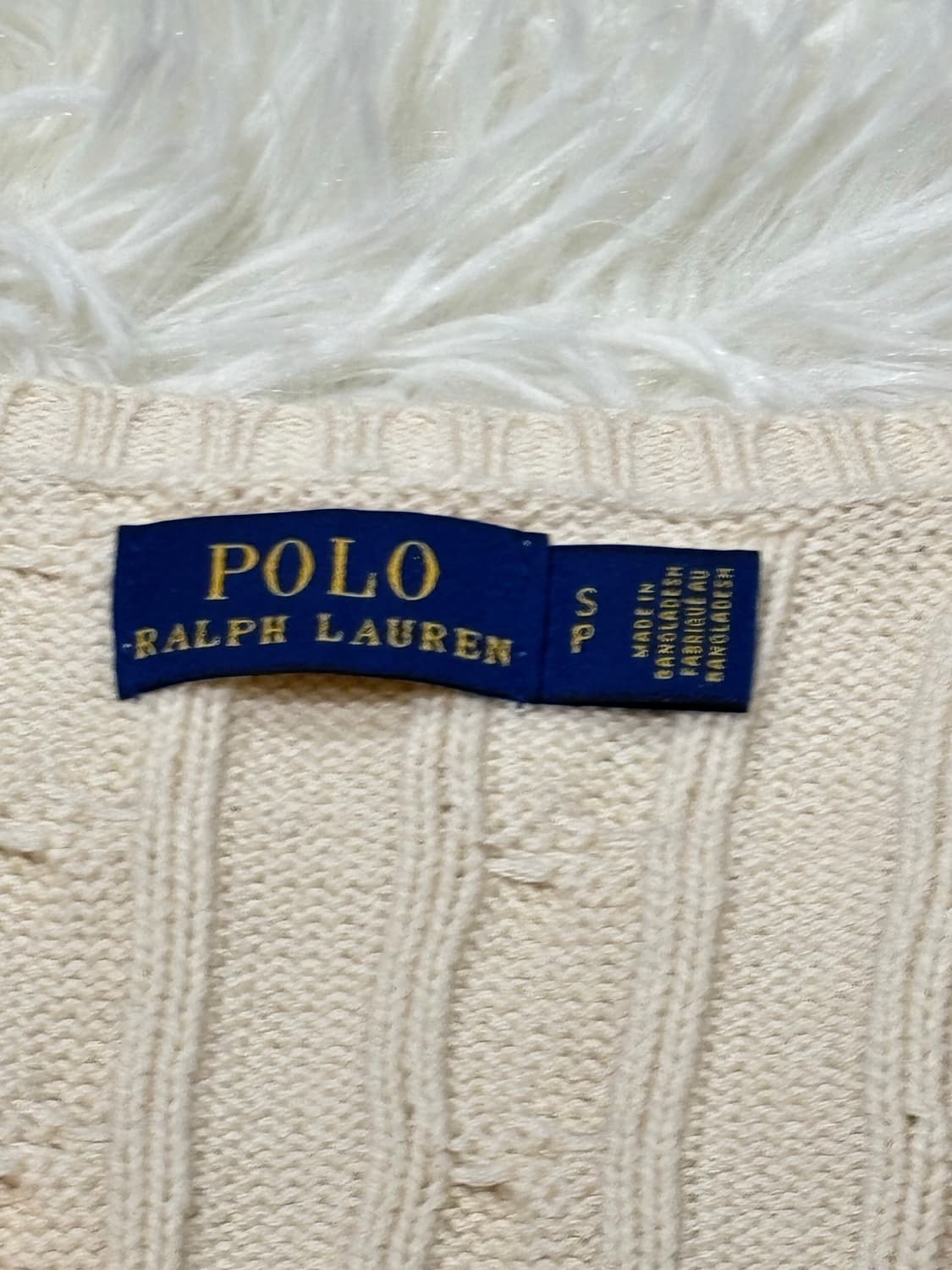 폴로랄프로렌 크림 포니 케이블 니트 상품이미지6