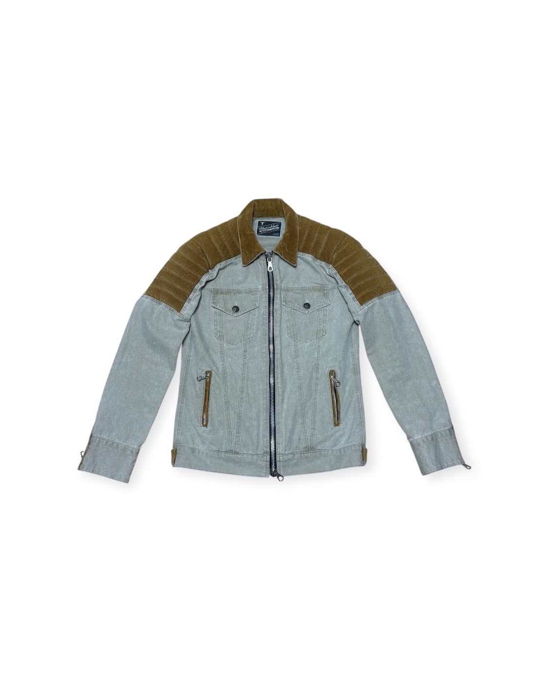 Blutenblatt Corduroy Panel Denim Jacket 상품이미지1