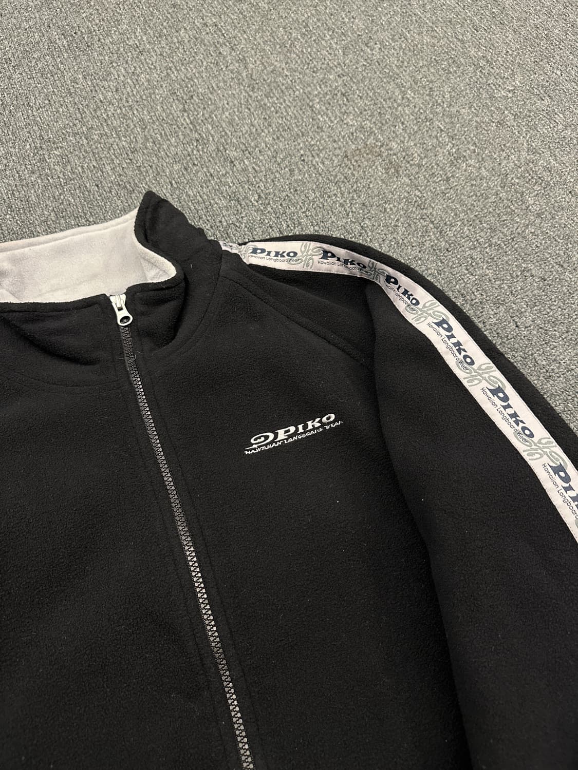 M) PIKO 피코 플리스 집업 자켓 후리스 블랙 상품이미지3