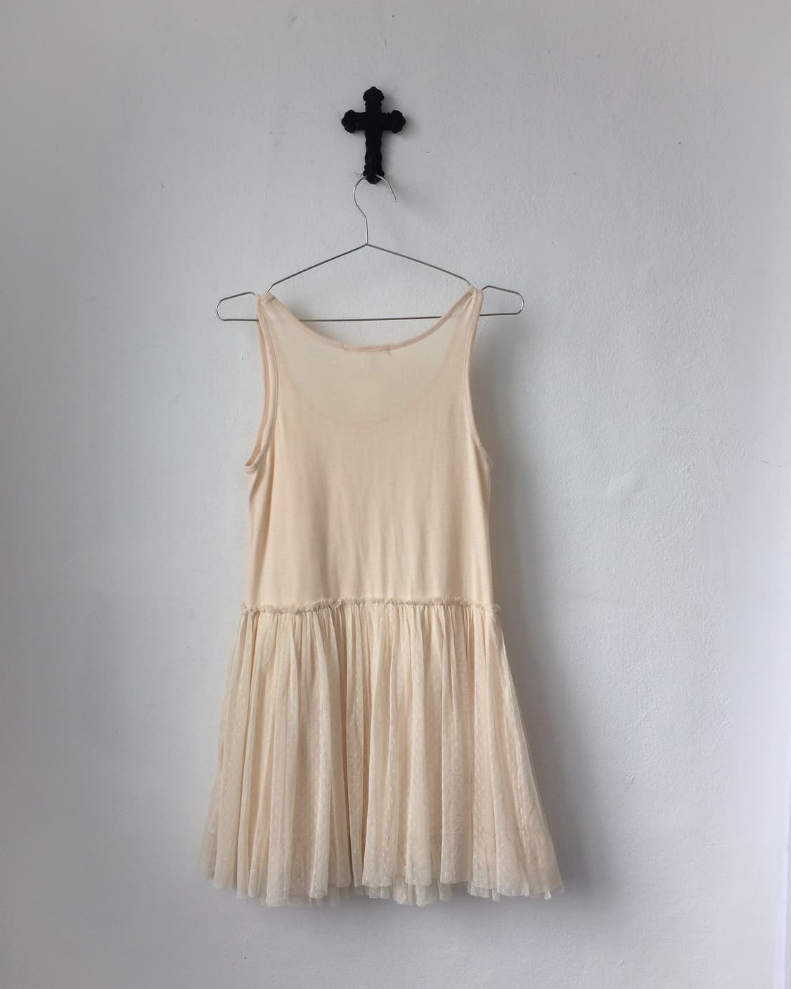 Dot pattern sha layered sleeveless onepi 상품이미지3