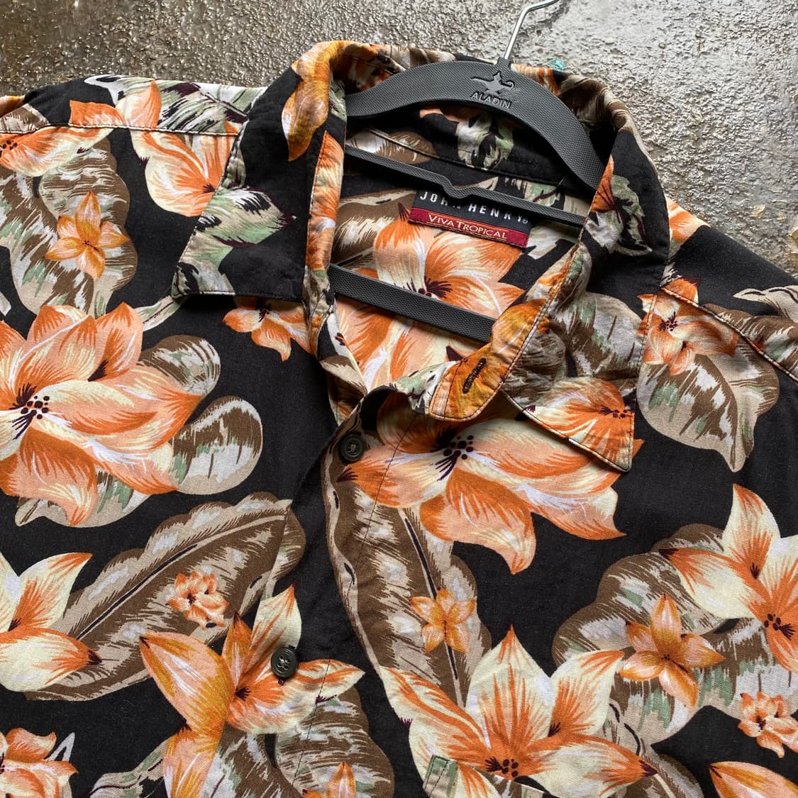 빈티지 플라워 반팔 셔츠 상품이미지2