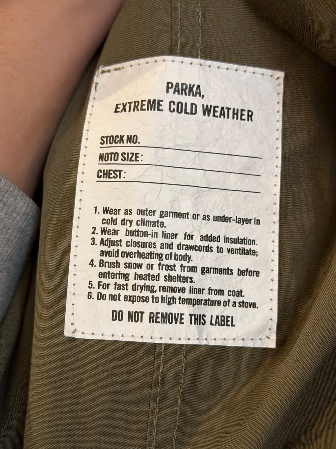 프릭스스토어 개파카 M-65 피쉬테일 파카 상품이미지7