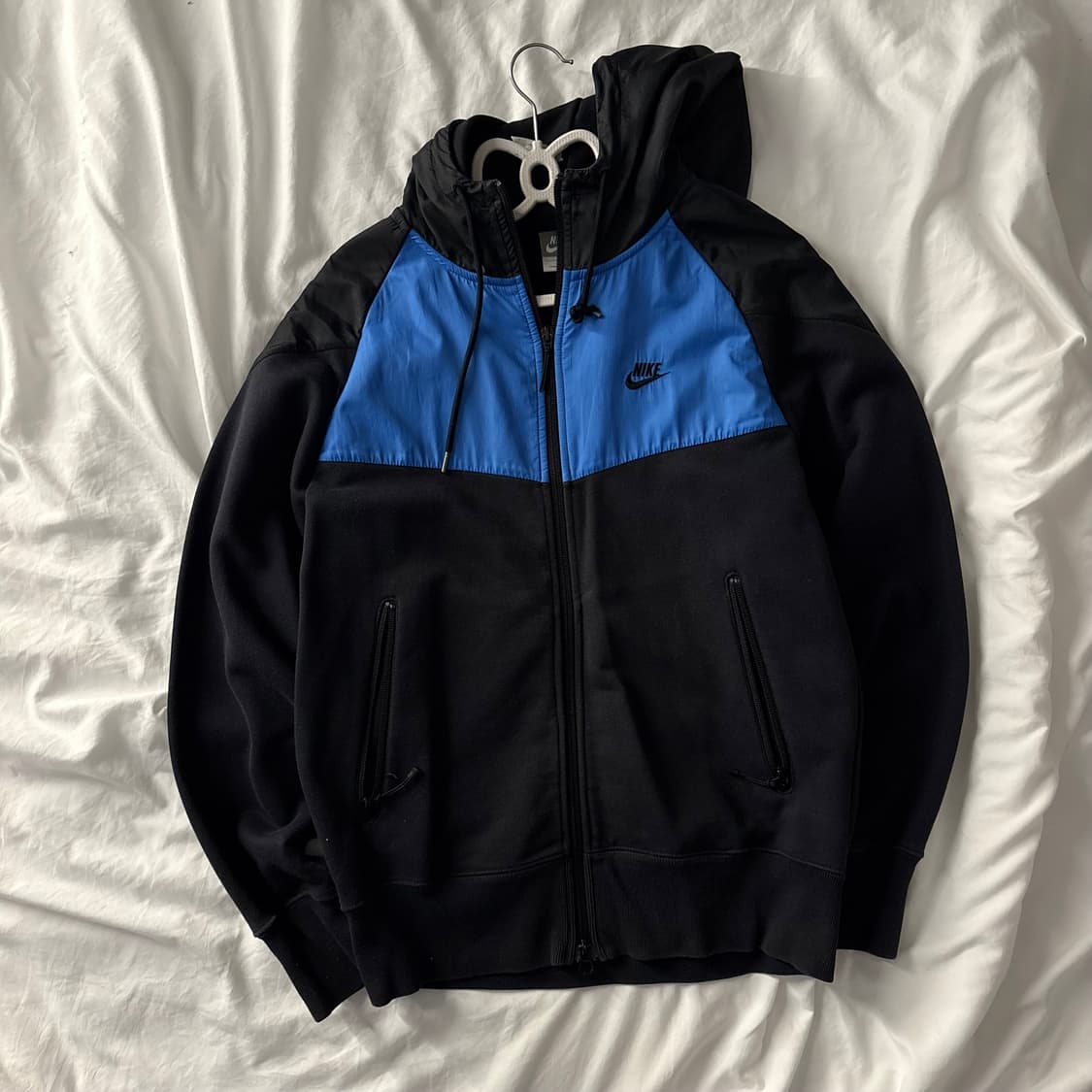 나이키 검파 배색 후드집업 상품이미지1