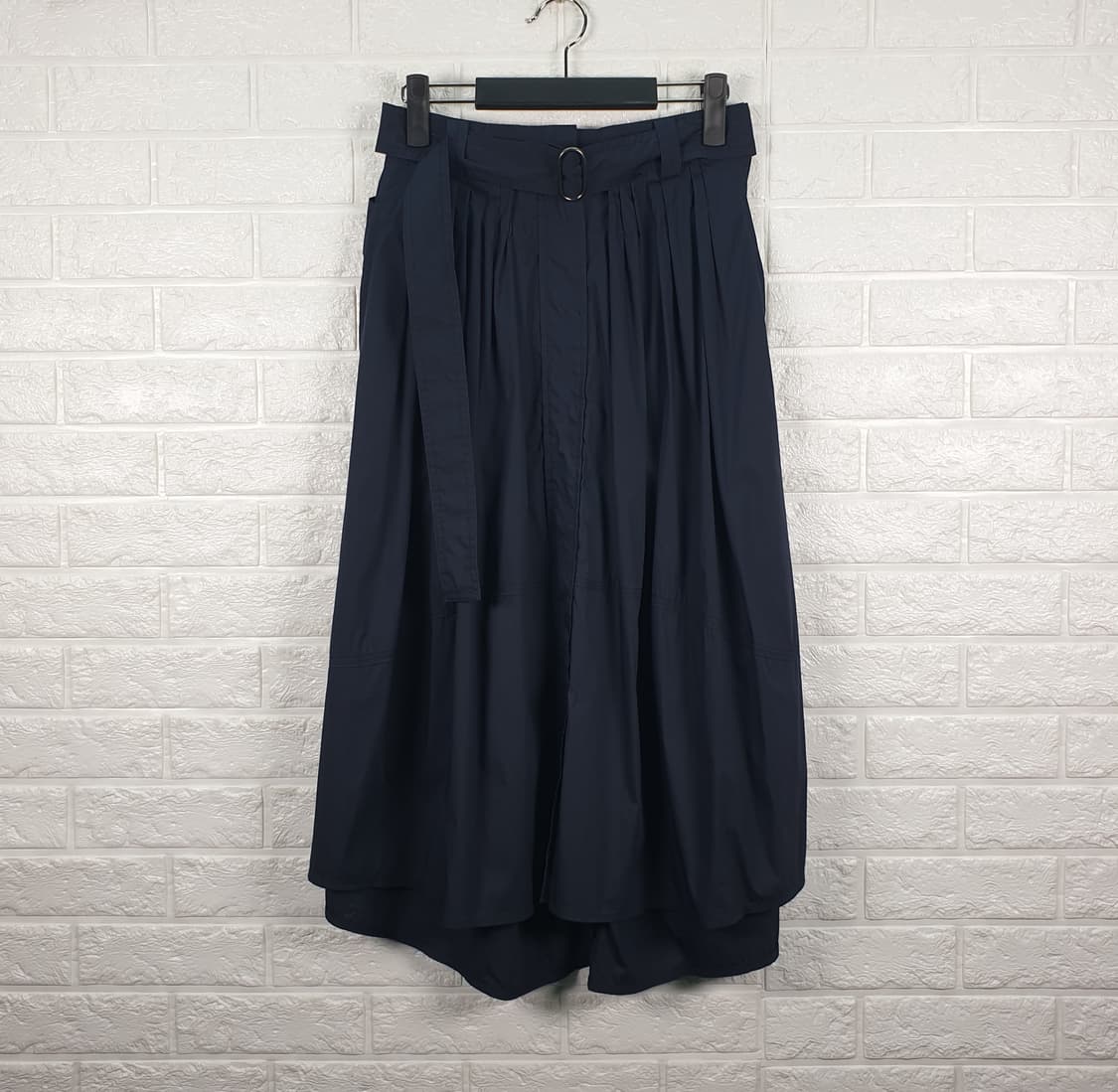 [26]시스템 벨티드 플레어 롱 스커트 상품이미지2