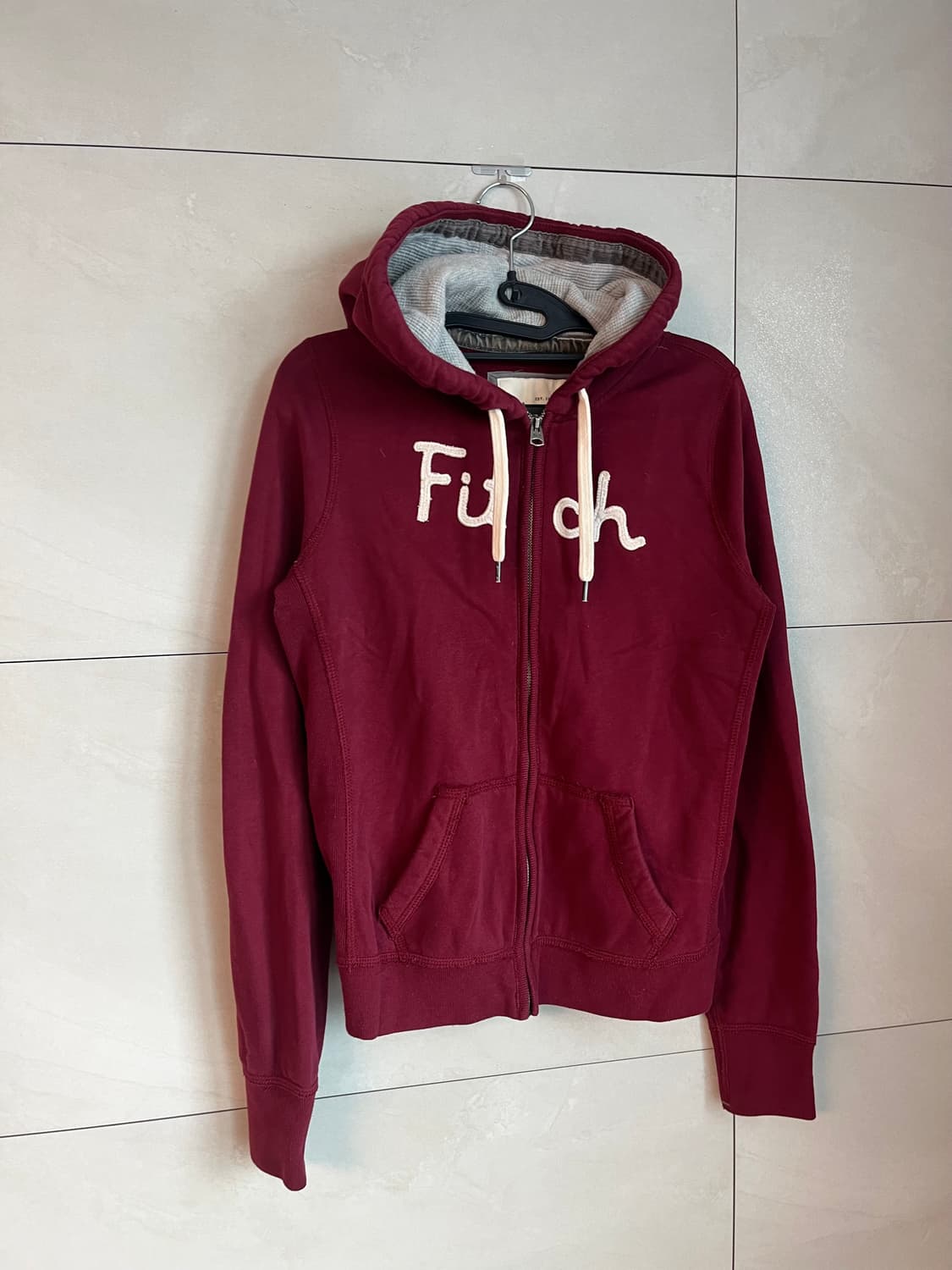 아베크롬비 후드집업 버건디 (M) 상품이미지2