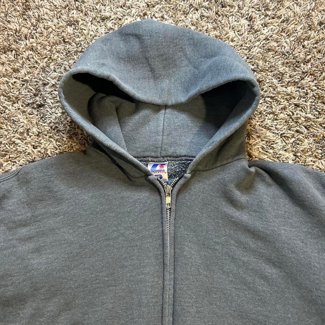 00s 온두라스 러셀 애슬레틱 후드집업 그레이 상품이미지3