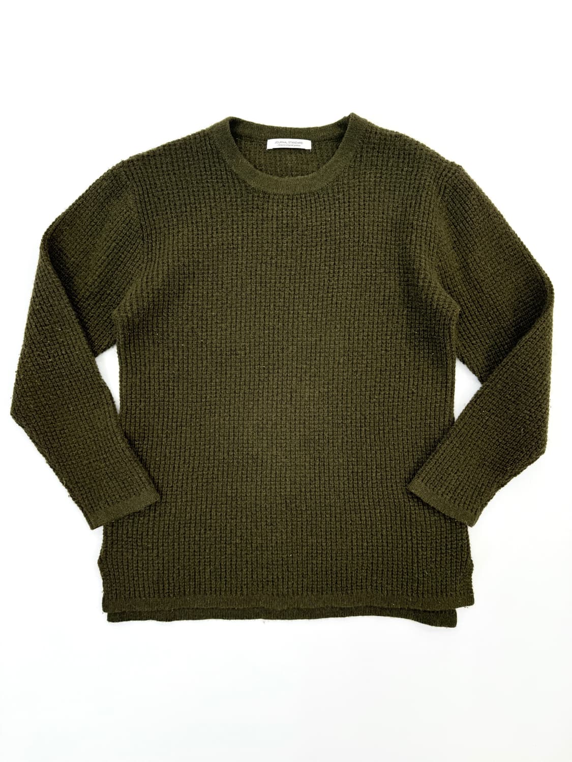 저널 스탠다드 울 와플 니트 크루넥 스웨터 상품이미지1