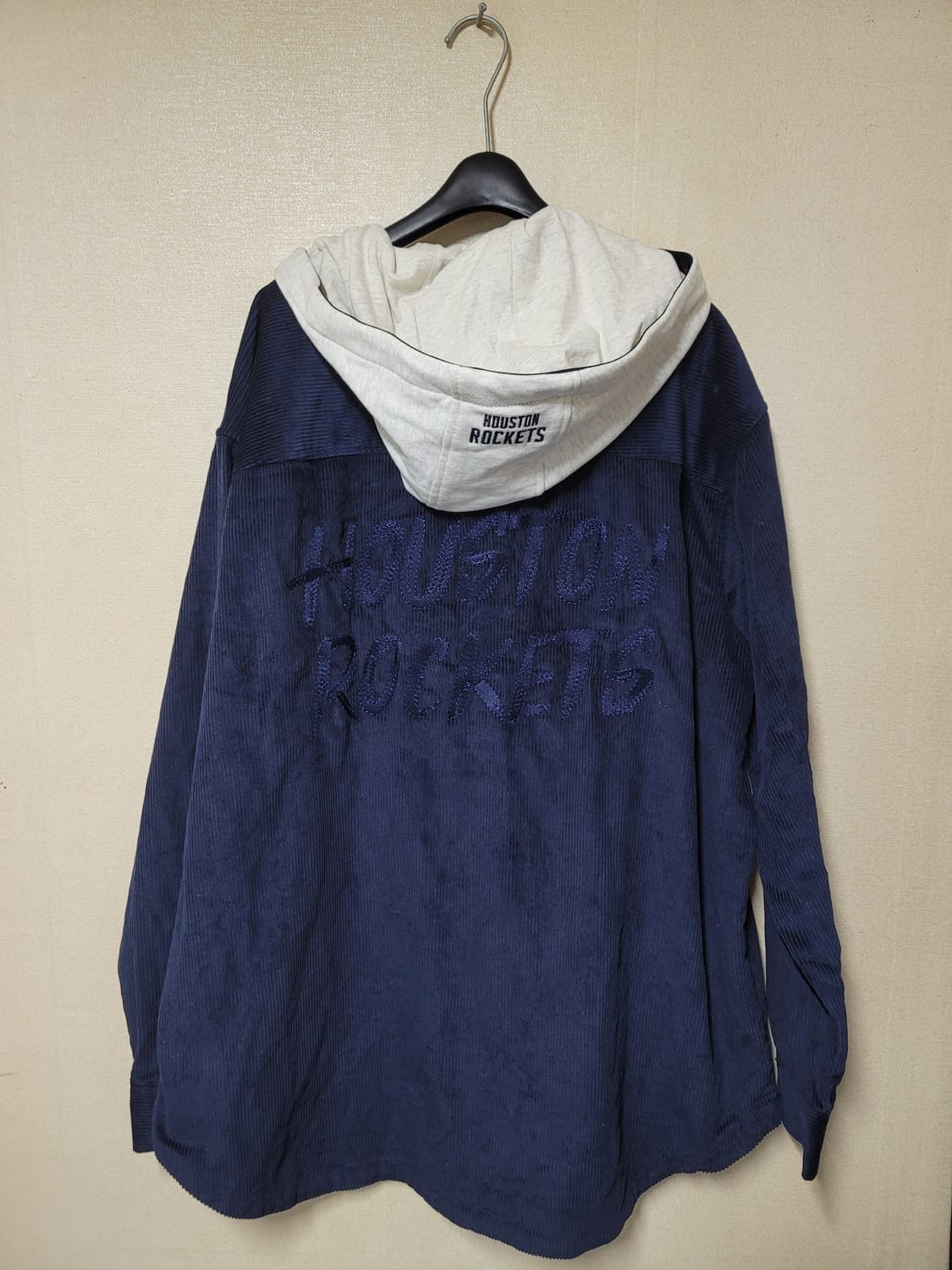 새옷 nba 오버핏 코듀로이 후드배색 자켓 상품이미지5