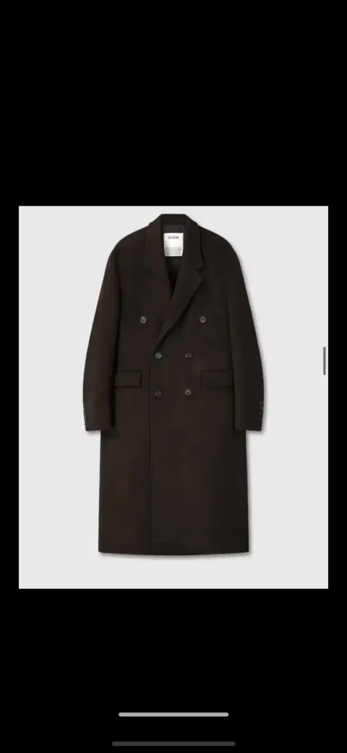 다이브인 루즈드 더블브레스트 코트 - 브라운 1사이즈 상품이미지1